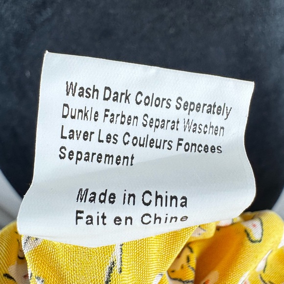 NWT Fashion Brand Plus Size Yellow Floral Romper - Picture 7 of 7